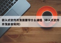 嵌入式軟件開發(fā)需要學(xué)什么課程（嵌入式軟件開發(fā)前景如何）