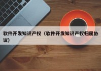 軟件開發(fā)知識產(chǎn)權(quán)（軟件開發(fā)知識產(chǎn)權(quán)歸屬協(xié)議）