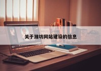 關(guān)于濰坊網(wǎng)站建設(shè)的信息