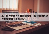 基于構(gòu)件的軟件開發(fā)前景分析（基于構(gòu)件的軟件開發(fā)前景分析怎么寫）