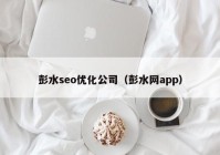 彭水seo優(yōu)化公司（彭水網(wǎng)app）