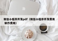 微信小程序開發(fā)pdf（微信小程序開發(fā)費(fèi)用 制作費(fèi)用）